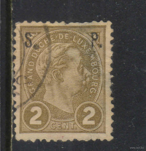 Люксембург Служебная 1895 Адольф Надп Стандарт #58