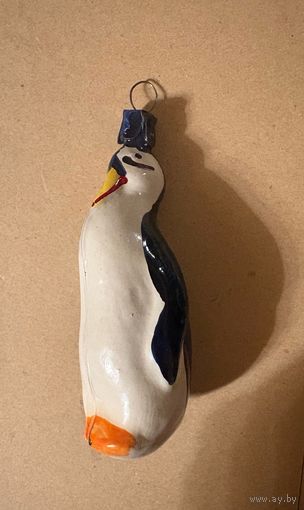 Елочная игрушка пингвин (баклан)СССР