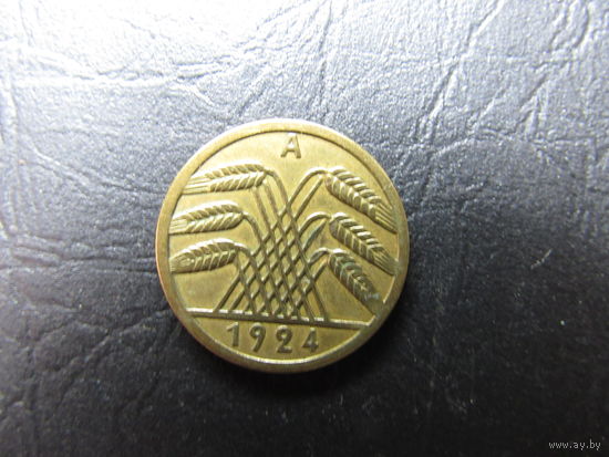 Германия. 5 рентенпфеннигов. 1924A. С 20 копеек. Распродажа коллекции. Смотрите другие лоты.