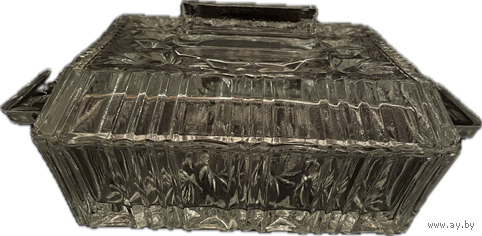 Масленка хрусталь (советский)