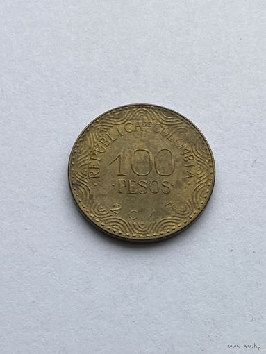 100 песо, 2017 г., Колумбия