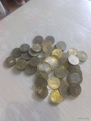 Наборчик России, юбилейные. 41 шт.