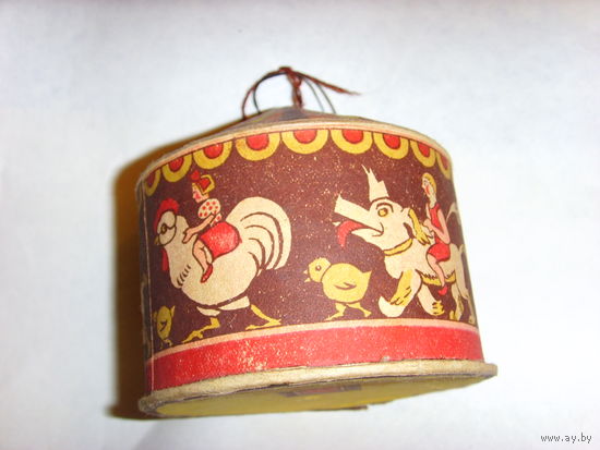 Сюрпризница малая . Елочная игрушка СССР . Карусель . Ленигрушка