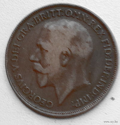 Великобритания 1 пенни 1917 2