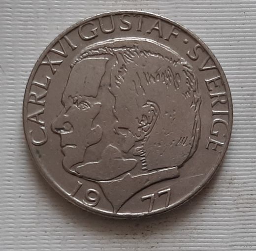 1 крона 1977 г. Швеция
