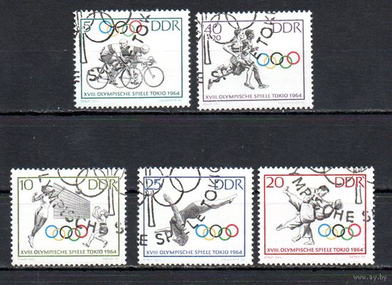 Олимпийские игры в Токио ГДР 1964 год 5 марок