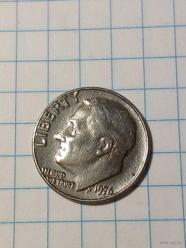 10 центов США 1976  год