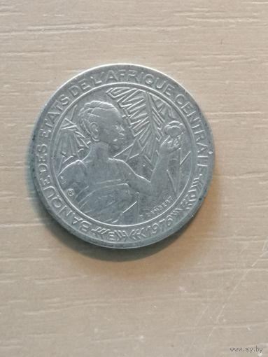 Центральная Африка (BEAC), 500 франков, 1976 год, "Е", Камерун, KM# 12