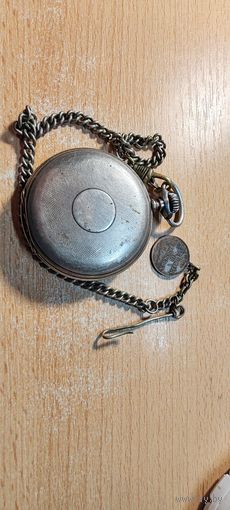 LONGINES (ЛОНЖИН) ЩВЕЙЦАРИЯ. КАРМАННЫЕ ЧАСЫ СЕРЕБРО.