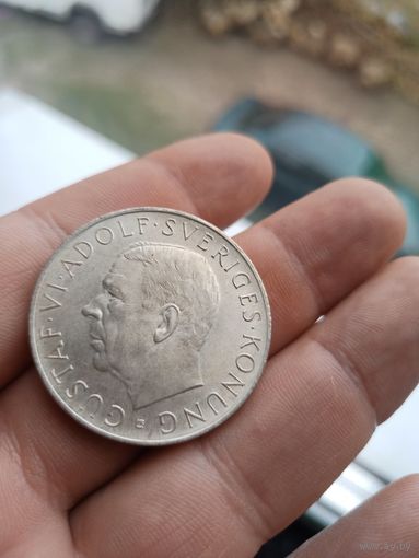 Швеция 5 крон 1952 Густав VI Адольф
