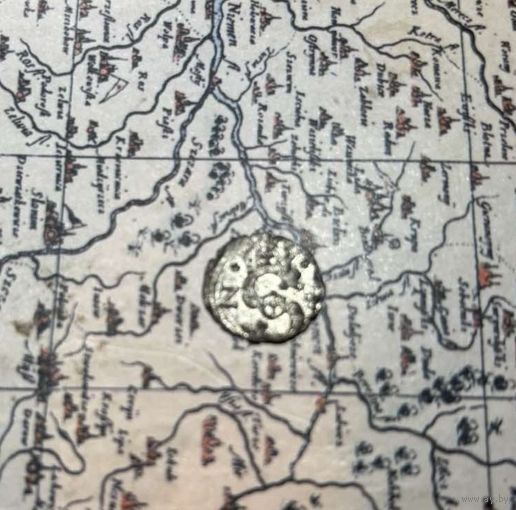 Денар 1623 г. В блеске.