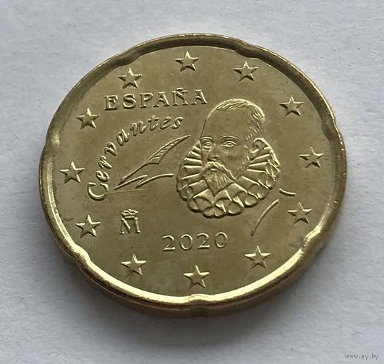 Испания 20 евроцентов 2020 - UNC