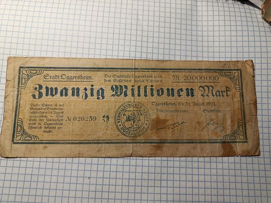 Германия 20 миллионов марок (15)