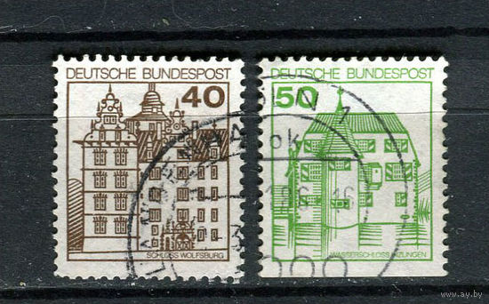 ФРГ - 1980/1992 - Стандарты. Архитектура - [Mi. 1037-1038] - полная серия - 2 марки. Гашеные.  (LOT M43)