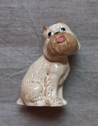 Статуэтка собака Брюссельский Гриффон авторская работа