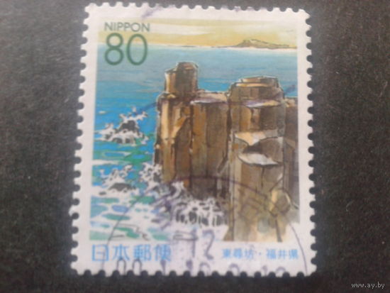 Япония 1999 море, скалы