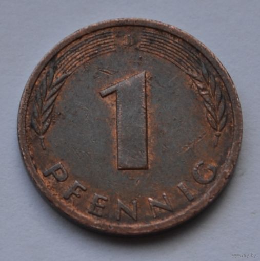 Германия- ФРГ 1 пфенниг, 1987 г. J