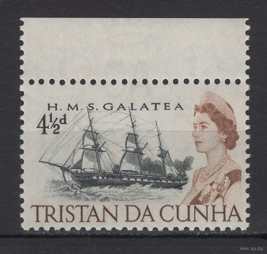 Тристан да Кунья /Tristan da Cunha 1965** Парусный корабль Елизавета II