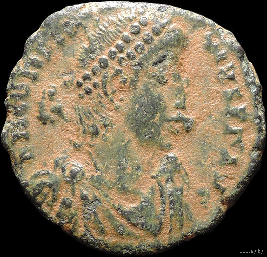 Фоллис, Констанций 2, Римская Империя, С 1 Рубля! Смотрите другие лоты!