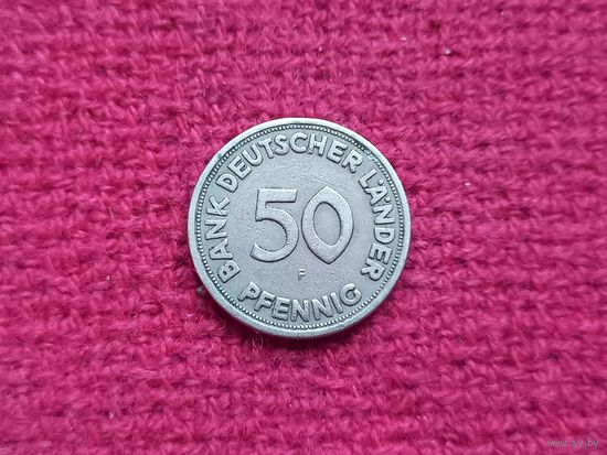 Германия 50 пфеннигов 1949 г. F
