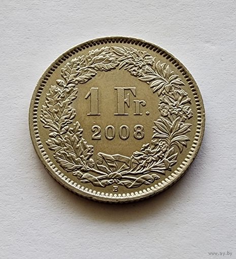 Швейцария 1 франк, 2008