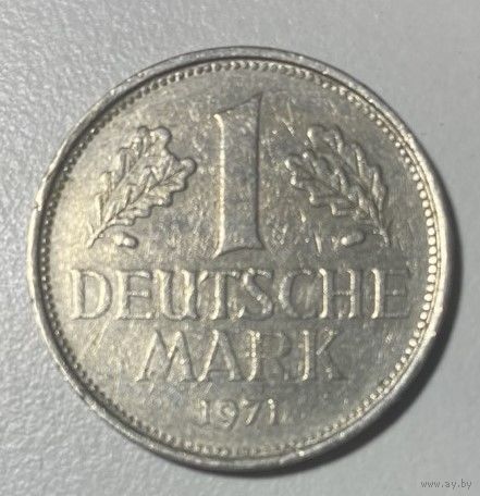 1 немецкая марка 1971 года