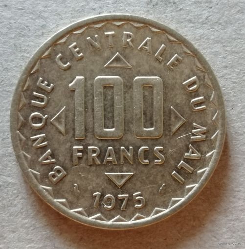 Мали 100 франков 1975 год, KM# 10