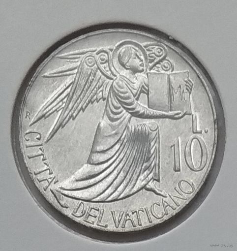 Ватикан 10 лир 1985 г. В холдере