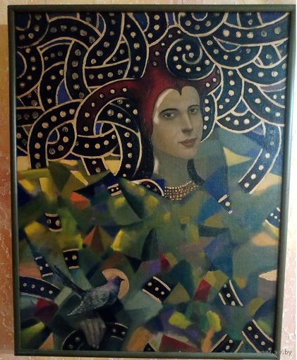 Захаревич О. "В певчих садах", х.м. 90х70см. 2019г.