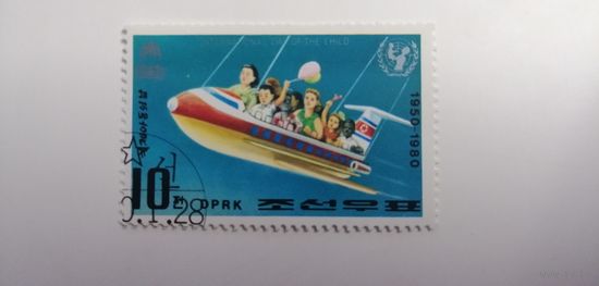 Корея 1980. 30-летие Международного дня ребенка - ЮНИСЕФ.