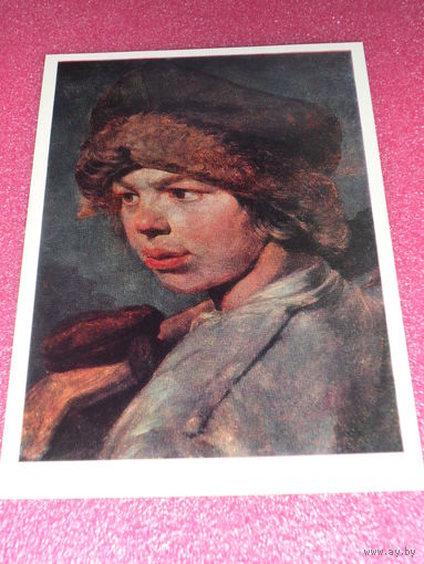 Открытка Венецианов А.Г. (1780-1847). Захарка. 1825. Государственная Третьяковская галерея