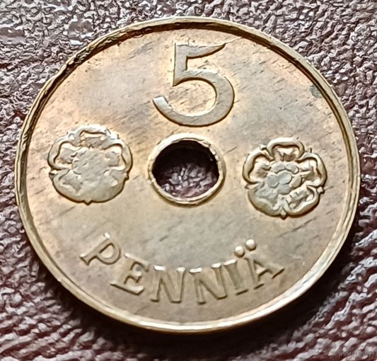 Финляндия 5 пенни, 1942    ( 1-1-2 )