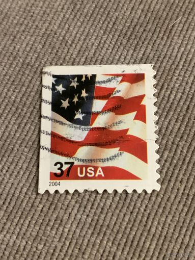 США 2004. Флаг. Стандарт. Марка из серии