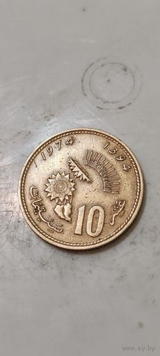 Марокко 10 сантим 1974