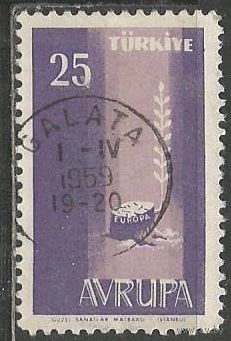 Турция. Марки по программе "Европа". 1958г. Mi#1610.