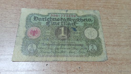 1 марка 1920 года Германии 770399