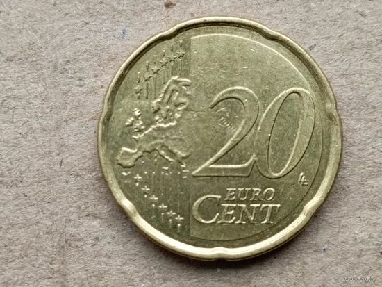 Испания 20 евроцентов, 2017г. (U-)