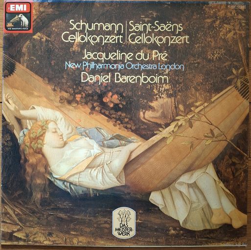Schumann, Saint-Saens, Jacqueline Du Pre, Daniel Barenboim, New Philharmonia Orchestra London – Schumann Cellokonzert / Saint-Saens Cellokonzert