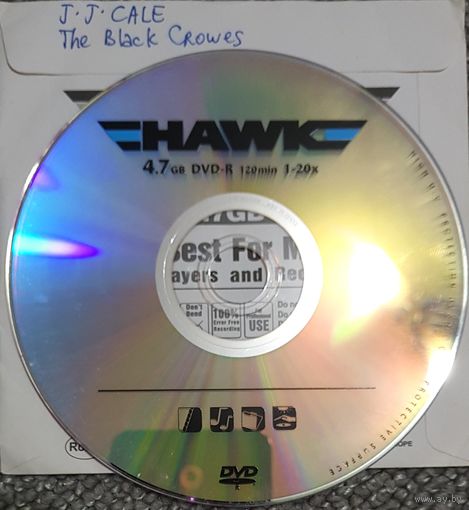 DVD MP3 дискография - J.J.CALE, The BLACK CROWES - 1 DVD