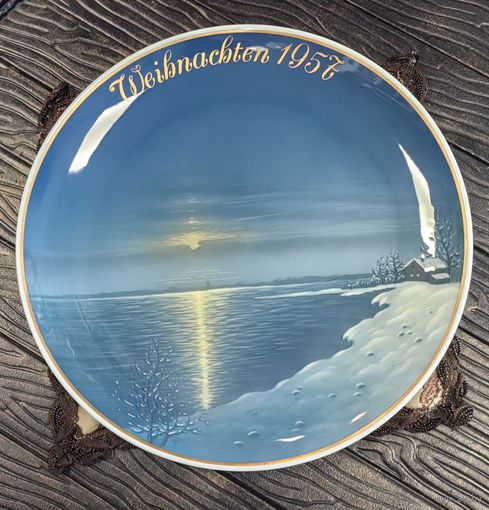 Тарелка "Рождество 1957", Rosenthal, Германия