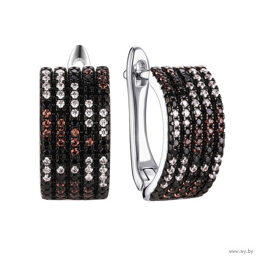 Красивые серьги. Саребро