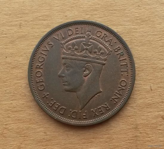 Джерси, 1/12 шиллинга 1945 г., остров Джерси освобожден, Георг VI (1936-1952)