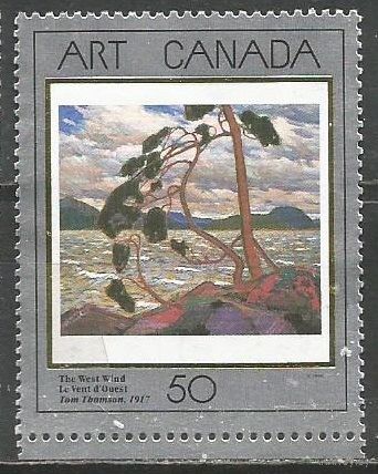 Канада. Живопись Т.Томсона. 1990г. Mi#1178.