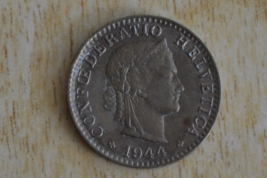 Швейцария 20 раппенов 1944