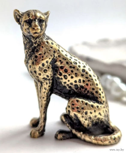 Статуэтка Леопард Бронза