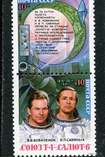 СССР 1981. Орбитальный комплекс Союз Т-4