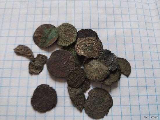 Лом серебряных монет, скорее всего 16 - 18 века.