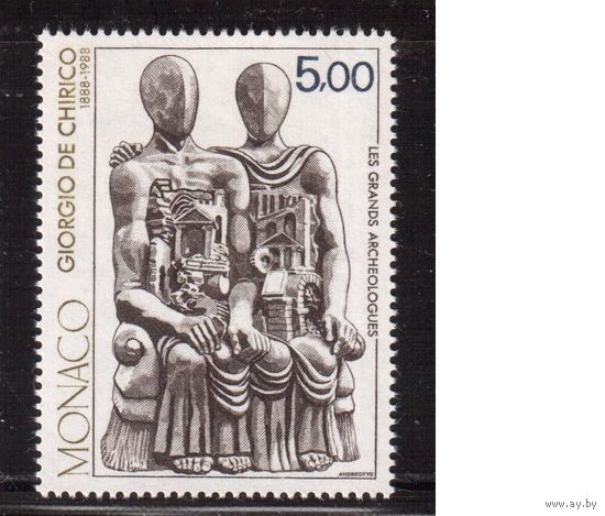 Монако-1988(Мих.1889)  ** , Личности, Художник, Живопись