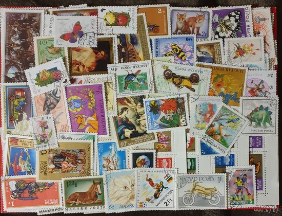 Набор гашеных марок Венгрии