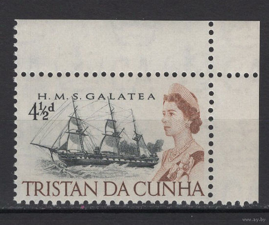 Тристан да Кунья /Tristan da Cunha 1965** Парусный корабль Елизавета II